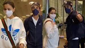 ‘Babymoon’ pair Alia Bhatt, Ranbir Kapoor greet paparazzi at airport; fans speculate they are on their way together