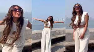 When Priyanka Chopra returns to India after three years, she channelled the spirit of Mumbai and danced along Marine Drive