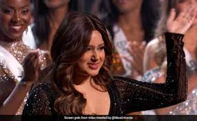 Watch: As Harnaaz Sandhu makes her final walk as Miss Universe, she becomes emotional
