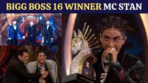 Bigg Boss 16 winner MC Stan says, “I’m going to make songs on my experience in the show,” as he raises the trophy