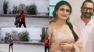 Aamir Khan and Fatima Sana Shaikh play pickleball as love whispers swirl around them. Watch