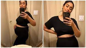 Ileana D’Cruz lovingly cradles her growing baby bump while sharing fresh pregnancy photos, adding that “it is all about the angles”