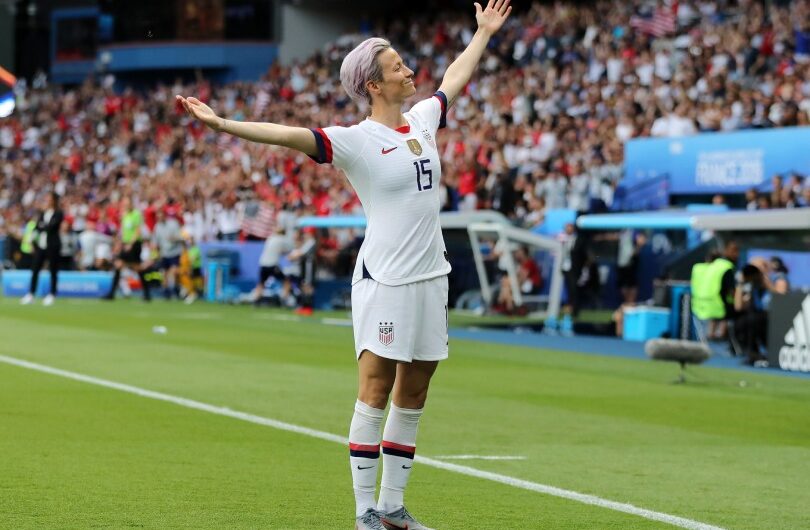 The US Women’s World Cup roster includes Morgan and Rapinoe.