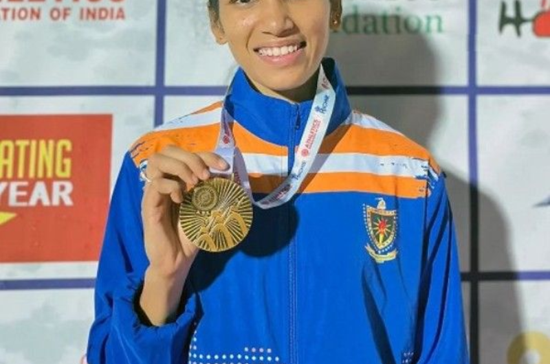 As rain falls and Jyothi fumbles, she wins gold in 100 m hurdles at the Asian Games