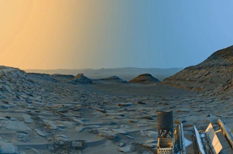 On Mars, the days are getting shorter