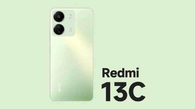 In the official teaser for the upcoming Redmi 13C, we see four colours and a notch display