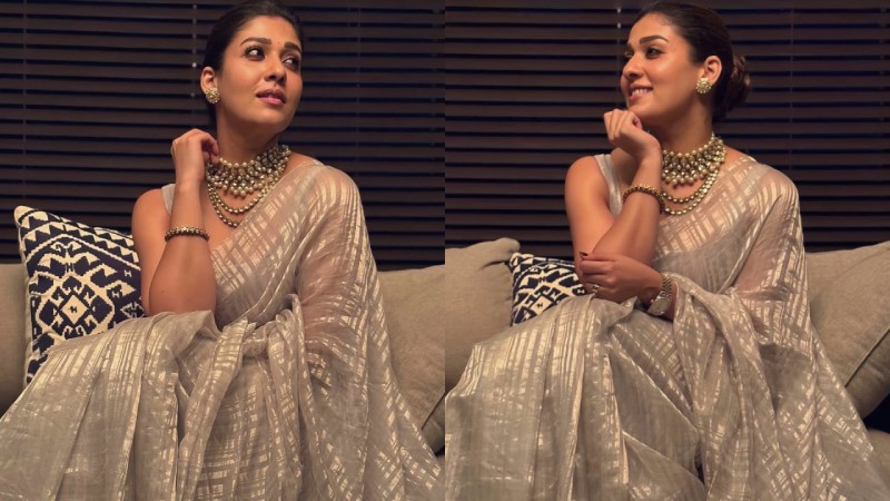 A new images of Nayanthara in a saree has been shared by the actress; fans calls her as ‘elegant’