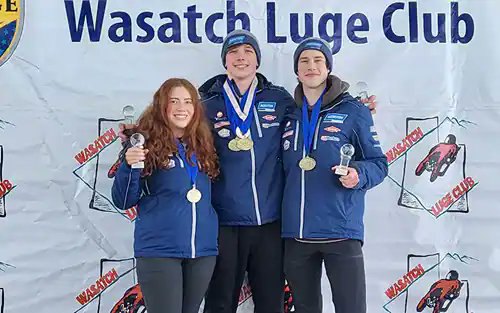 Four Win National Titles in Youth Luge