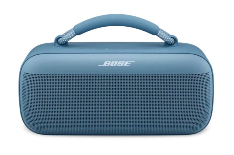 There’s a little handle on Bose’s new SoundLink Max with big sound